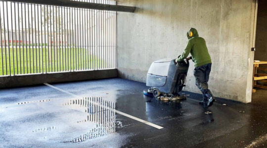 nettoyage de parking